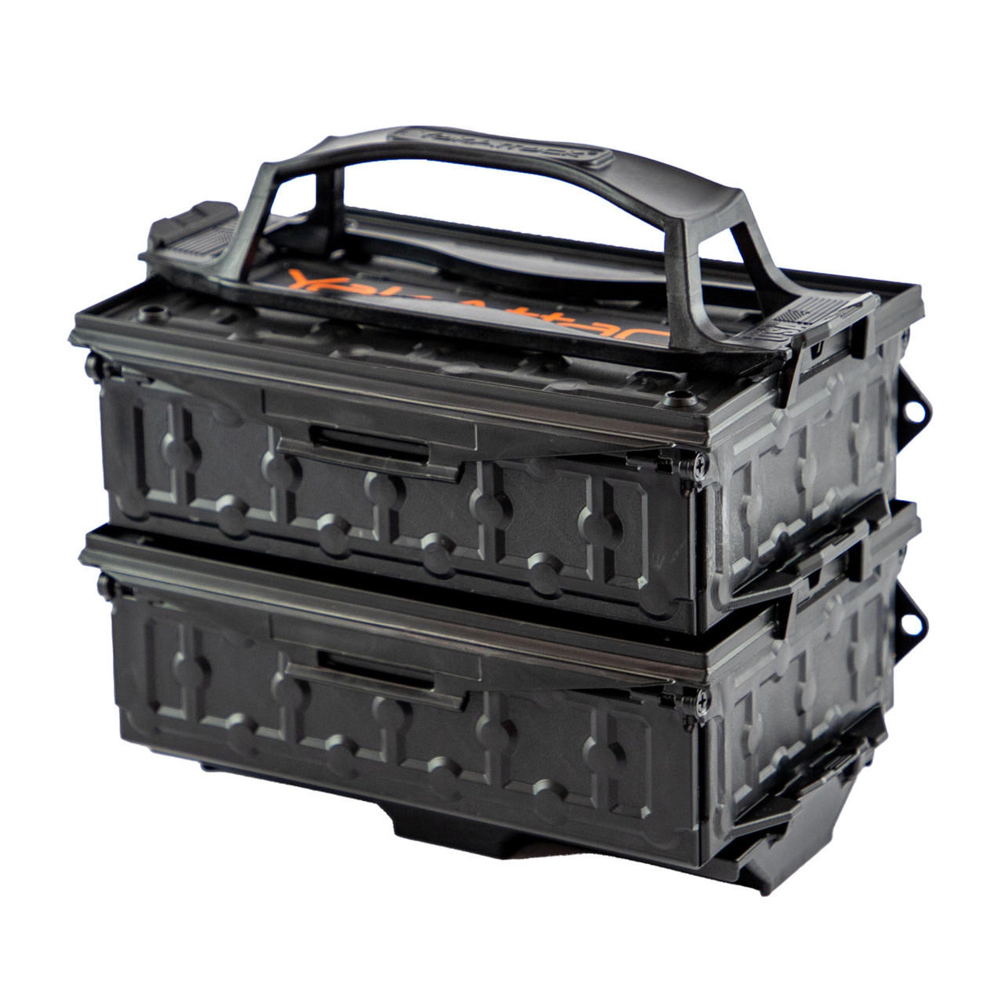 Fully Loaded TracPak Combo Kit, Two Boxes, Track Mount, Handle, and 3 Trays